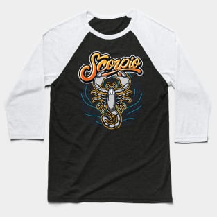 Zodiac SCORPIO Fingerprint Series Baseball T-Shirt